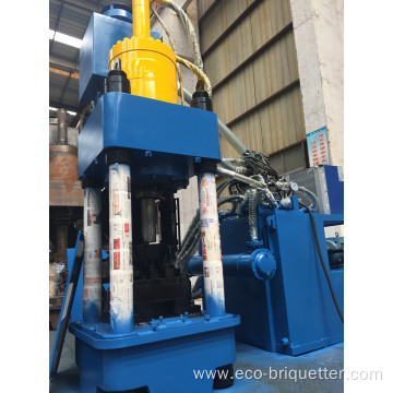 Vertical Aluminum Chips Packing Pressing Briquette Machine